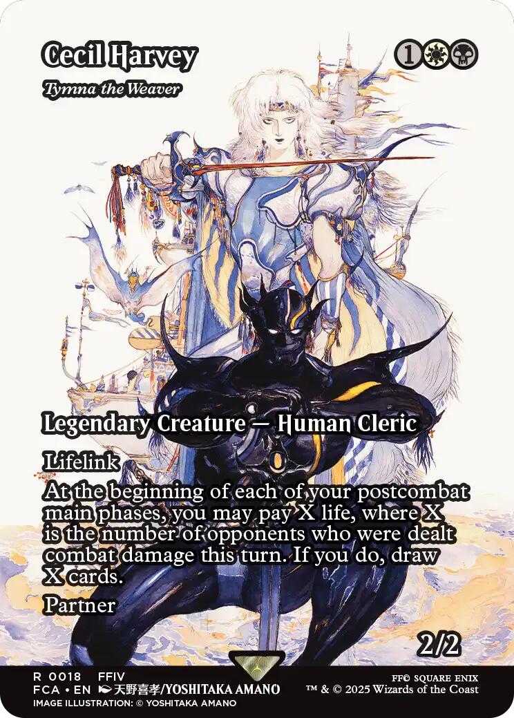 Cecil Harvey - Tymna the Weaver (Showcase) [FINAL FANTASY : Through the Ages] | Cards and Coasters CA