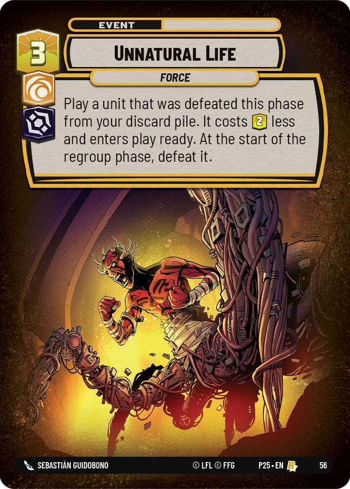 Unnatural Life (56) (56) [Store Showdown Promos] | Cards and Coasters CA