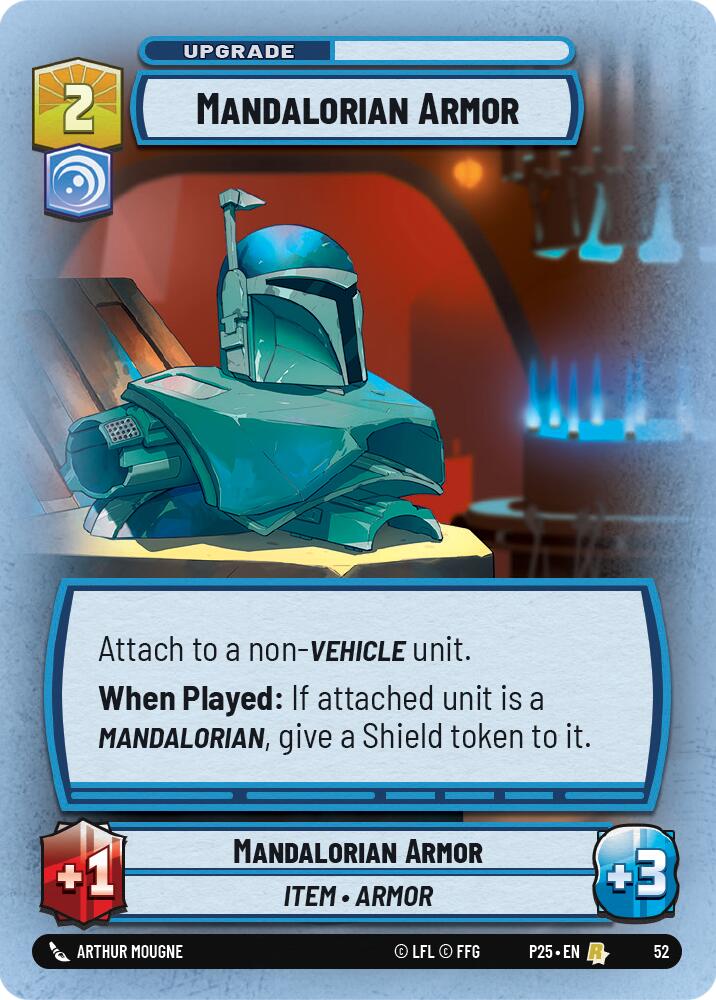 Mandalorian Armor (52) (52) [Store Showdown Promos] | Cards and Coasters CA