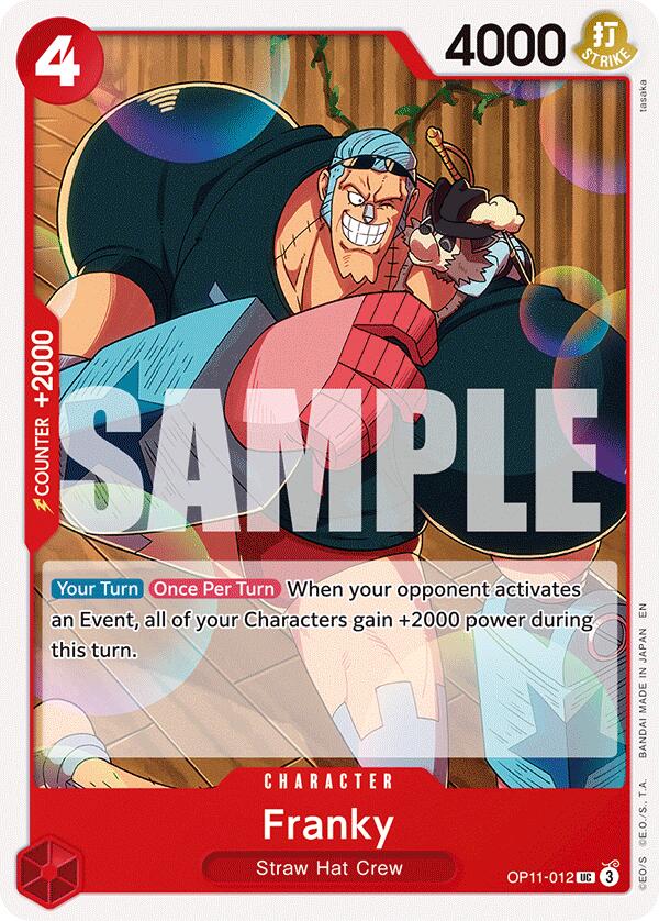 Franky [A Fist of Divine Speed] | Cards and Coasters CA