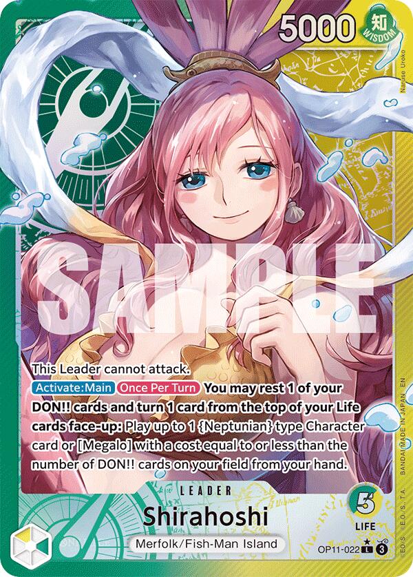 Shirahoshi (Alternate Art) [A Fist of Divine Speed] | Cards and Coasters CA