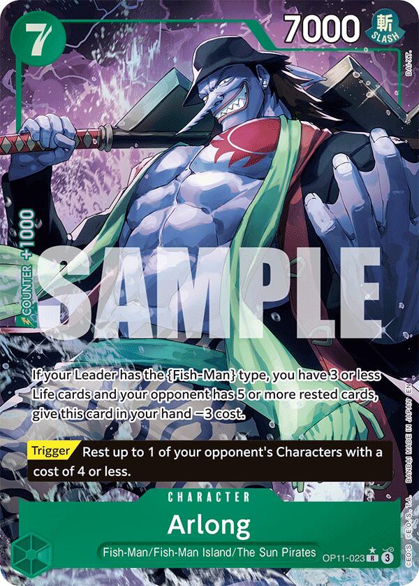 Arlong (Alternate Art) [A Fist of Divine Speed] | Cards and Coasters CA