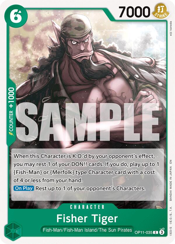 Fisher Tiger [A Fist of Divine Speed] | Cards and Coasters CA