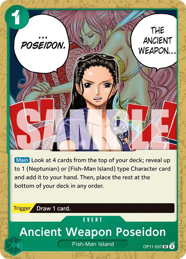 Ancient Weapon Poseidon [A Fist of Divine Speed] | Cards and Coasters CA