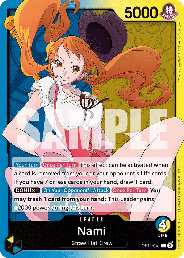 Nami (041) [A Fist of Divine Speed] | Cards and Coasters CA