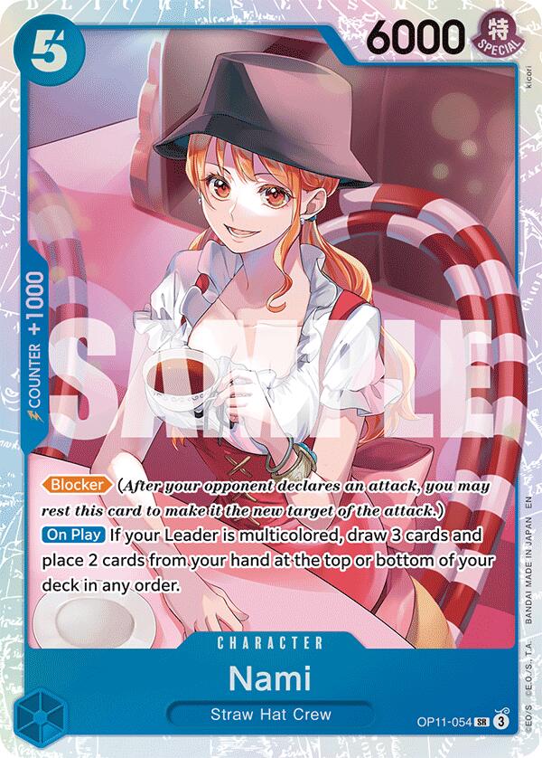 Nami (054) [A Fist of Divine Speed] | Cards and Coasters CA