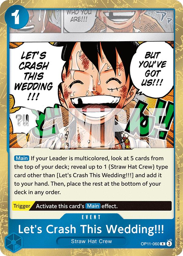 Let's Crash This Wedding!!! [A Fist of Divine Speed] | Cards and Coasters CA