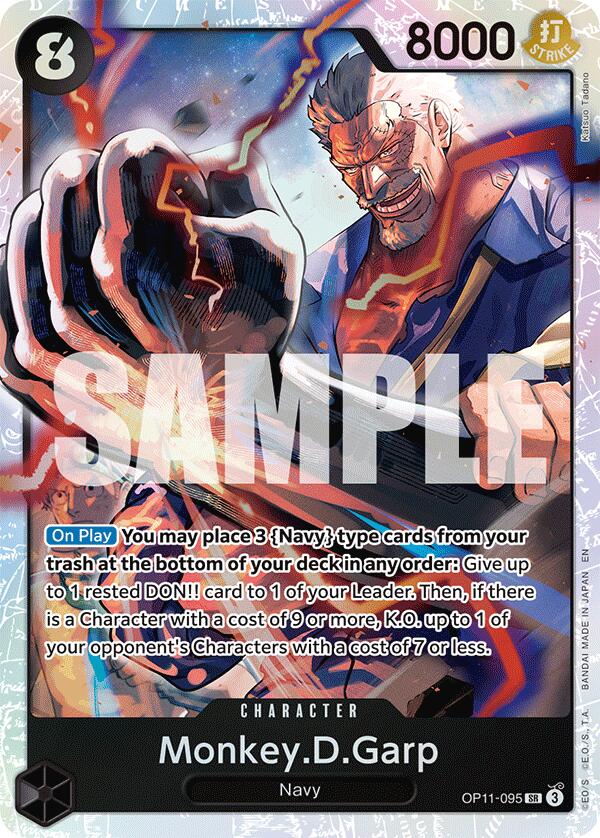 Monkey.D.Garp [A Fist of Divine Speed] | Cards and Coasters CA