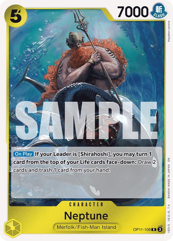 Neptune [A Fist of Divine Speed] | Cards and Coasters CA