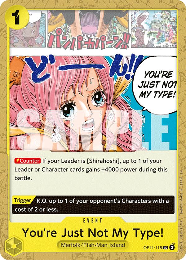 You're Just Not My Type! [A Fist of Divine Speed] | Cards and Coasters CA