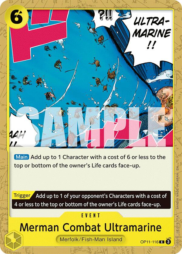Merman Combat Ultramarine [A Fist of Divine Speed] | Cards and Coasters CA