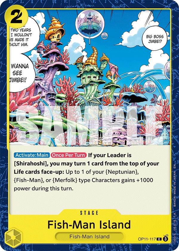 Fish-Man Island [A Fist of Divine Speed] | Cards and Coasters CA