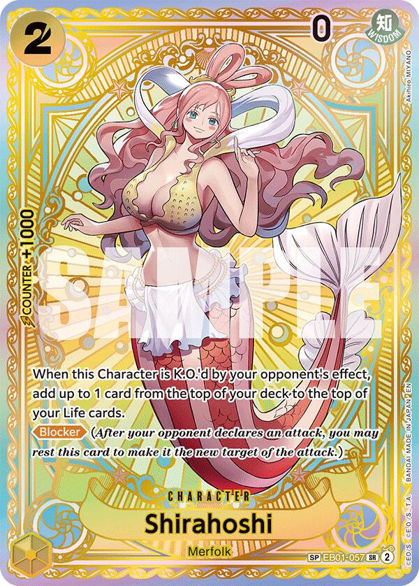 Shirahoshi (SP) [A Fist of Divine Speed] | Cards and Coasters CA