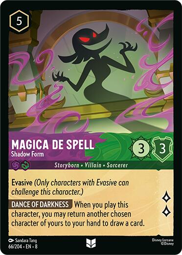 Magica De Spell - Shadow Form (66/204) [Reign of Jafar] | Cards and Coasters CA
