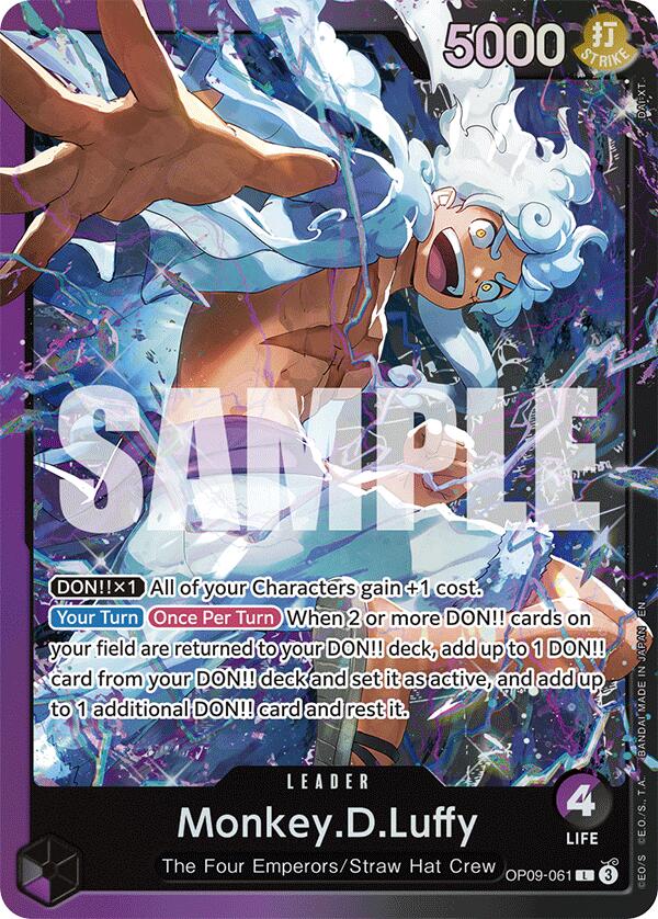 Monkey.D.Luffy (OP09-061) [Starter Deck: Purple/Black Monkey.D.Luffy] | Cards and Coasters CA