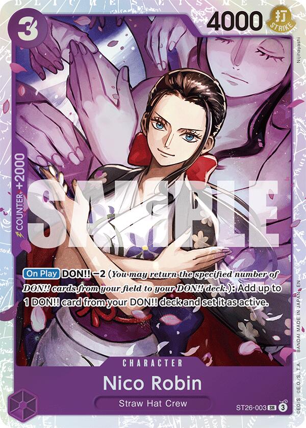 Nico Robin [Starter Deck: Purple/Black Monkey.D.Luffy] | Cards and Coasters CA