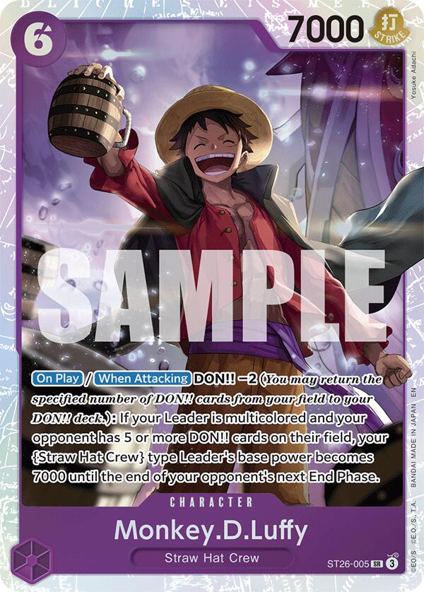 Monkey.D.Luffy (ST26-005) [Starter Deck: Purple/Black Monkey.D.Luffy] | Cards and Coasters CA