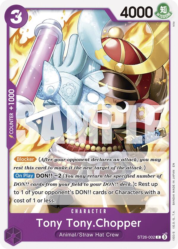 Tony Tony.Chopper [Starter Deck: Purple/Black Monkey.D.Luffy] | Cards and Coasters CA