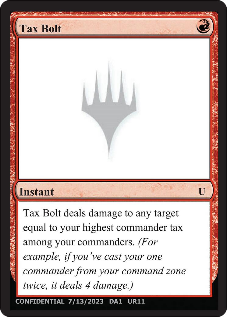 Tax Bolt [Mystery Booster] | Cards and Coasters CA