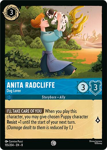 Anita Radcliffe - Dog Lover (155/204) [Reign of Jafar] | Cards and Coasters CA