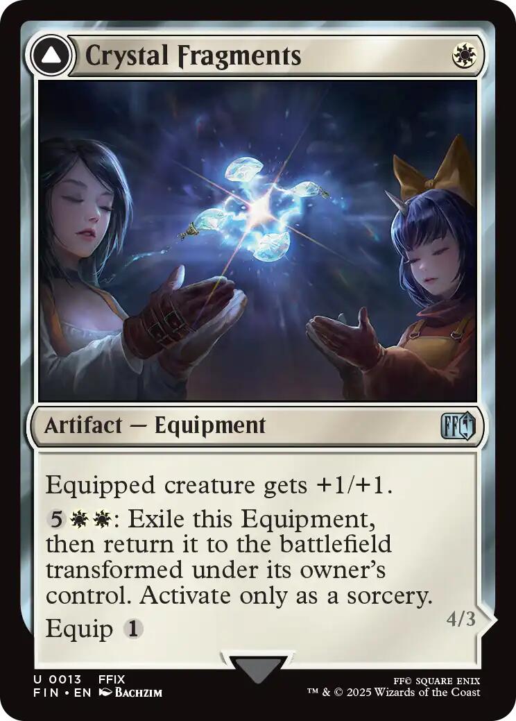 Crystal Fragments // Summon: Alexander [FINAL FANTASY] | Cards and Coasters CA