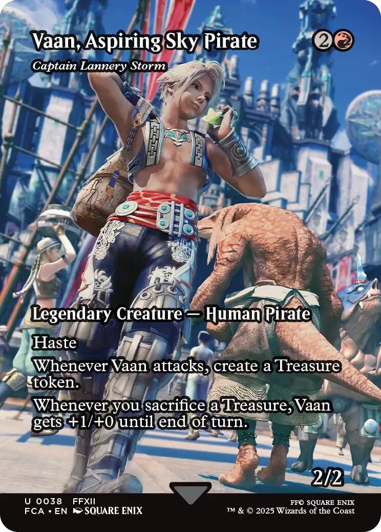 Vaan, Aspiring Sky Pirate - Captain Lannery Storm (Showcase) [FINAL FANTASY : Through the Ages] | Cards and Coasters CA