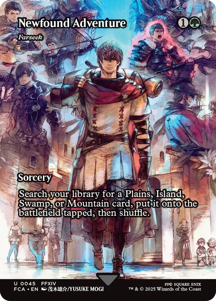 Newfound Adventure - Farseek (Showcase) [FINAL FANTASY : Through the Ages] | Cards and Coasters CA