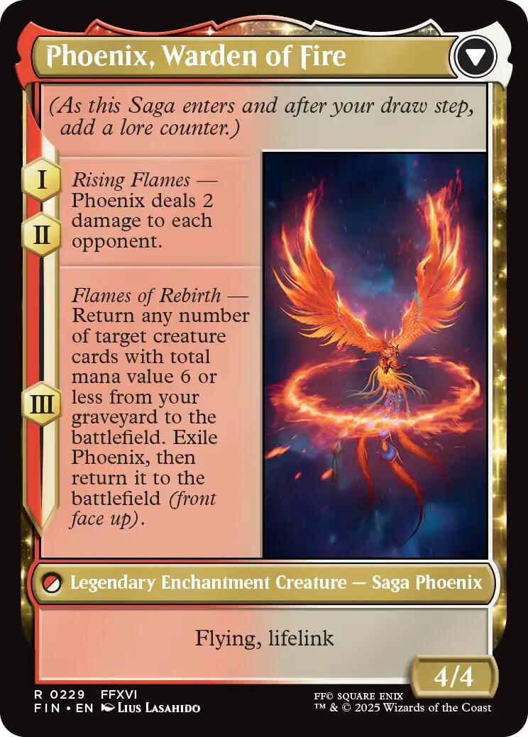 Joshua, Phoenix's Dominant [FINAL FANTASY] | Cards and Coasters CA