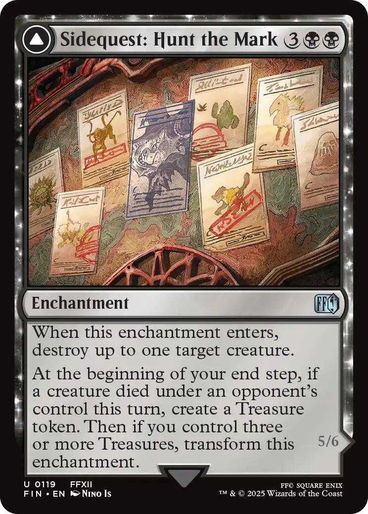 Sidequest: Hunt the Mark // Yiazmat, Ultimate Mark [FINAL FANTASY] | Cards and Coasters CA