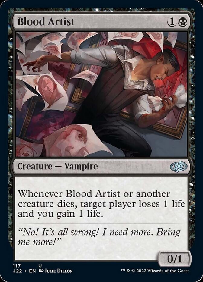 Blood Artist [Jumpstart 2022] | Cards and Coasters CA
