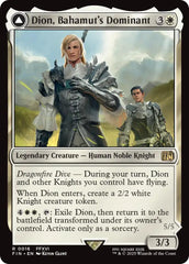 Dion, Bahamut's Dominant // Bahamut, Warden of Light [FINAL FANTASY] | Cards and Coasters CA