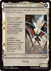 Dion, Bahamut's Dominant // Bahamut, Warden of Light (Extended Art) [FINAL FANTASY] | Cards and Coasters CA