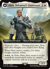 Dion, Bahamut's Dominant // Bahamut, Warden of Light (Extended Art) [FINAL FANTASY] | Cards and Coasters CA