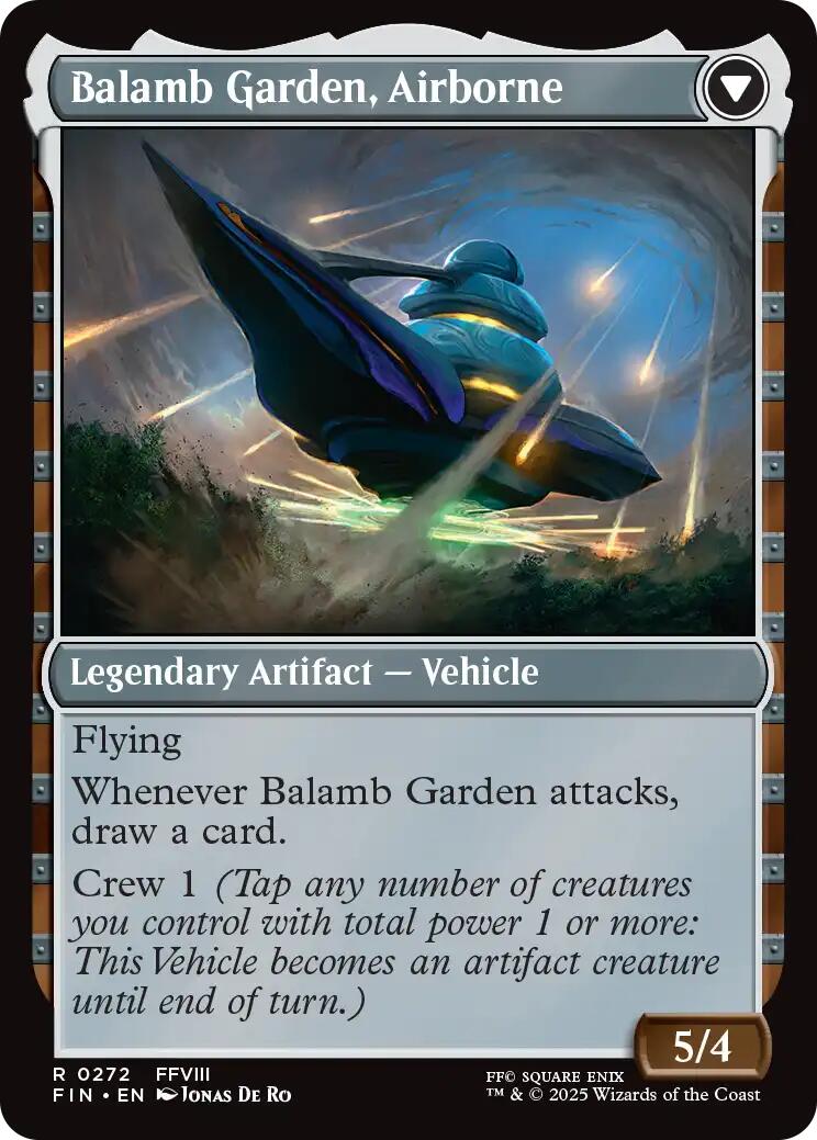 Balamb Garden, SeeD Academy // Balamb Garden, Airborne [FINAL FANTASY] | Cards and Coasters CA