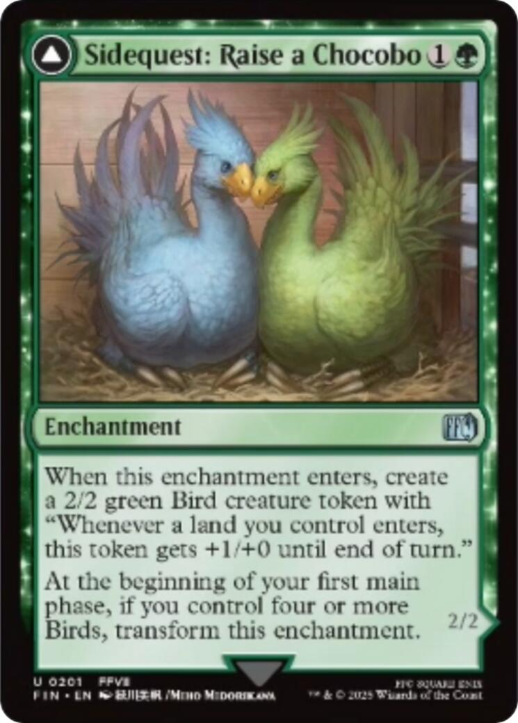 Sidequest: Raise a Chocobo [FINAL FANTASY] | Cards and Coasters CA