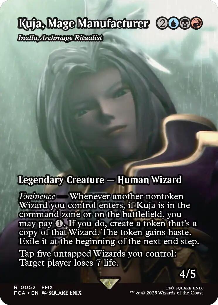 Kuja, Mage Manufacturer - Inalla, Archmage Ritualist (Showcase) [FINAL FANTASY : Through the Ages] | Cards and Coasters CA