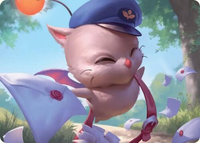 Delivery Moogle Art Card [FINAL FANTASY Art Series] | Cards and Coasters CA