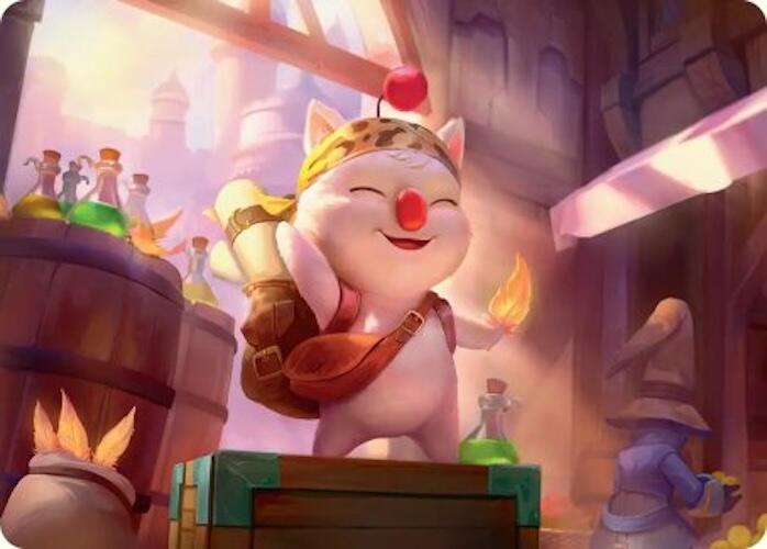 Stiltzkin, Moogle Merchant Art Card [FINAL FANTASY Art Series] | Cards and Coasters CA