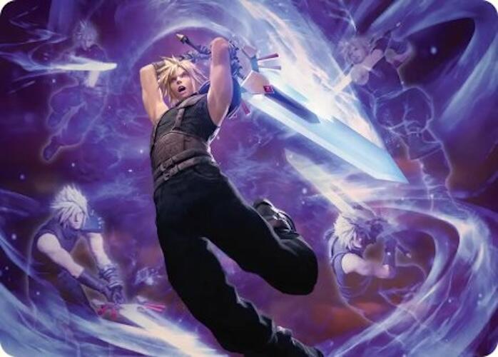 Cloud's Limit Break Art Card [FINAL FANTASY Art Series] | Cards and Coasters CA