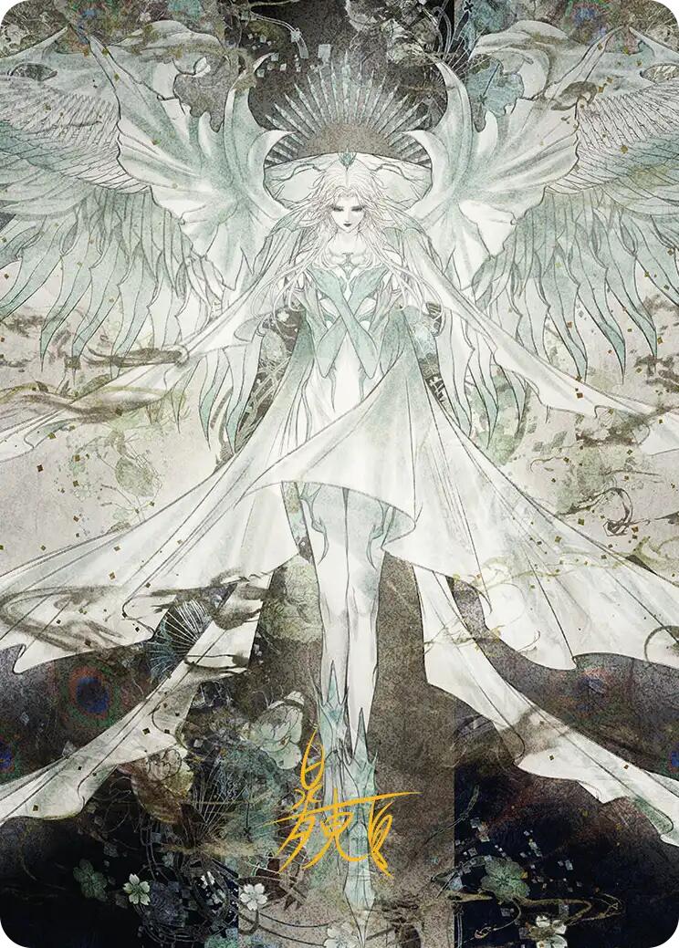 Hydaelyn, the Mothercrystal Art Card (Gold-Stamped Signature) [FINAL FANTASY Art Series] | Cards and Coasters CA