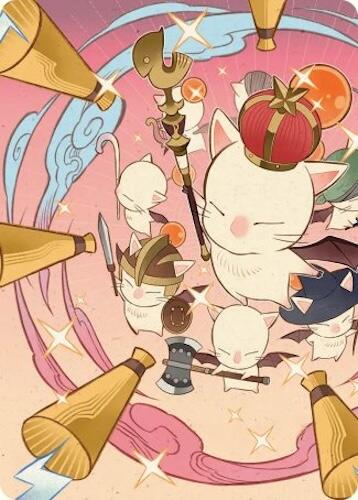 Summon: Good King Mog XII Art Card [FINAL FANTASY Art Series] | Cards and Coasters CA