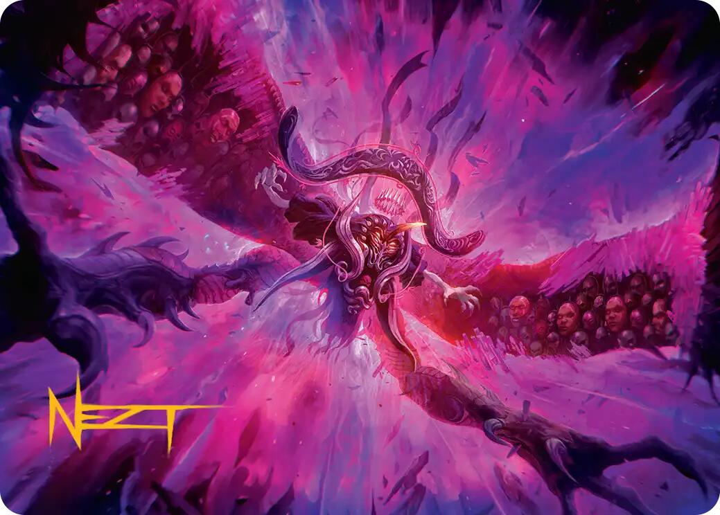 Hades, Sorcerer of Eld Art Card (Gold-Stamped Signature) [FINAL FANTASY Art Series] | Cards and Coasters CA
