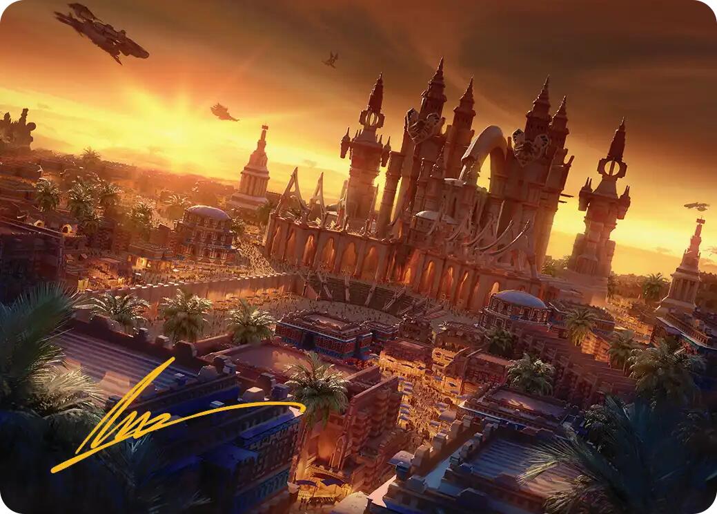 Rabanastre, Royal City Art Card (Gold-Stamped Signature) [FINAL FANTASY Art Series] | Cards and Coasters CA