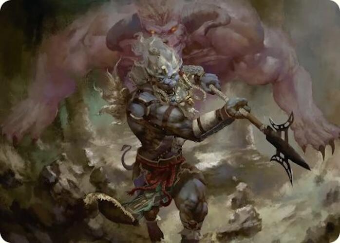 Kimahri, Valiant Guardian Art Card [FINAL FANTASY Art Series] | Cards and Coasters CA