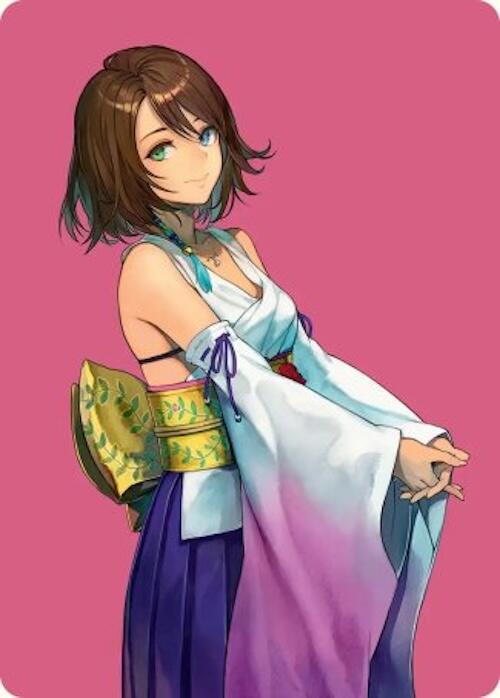 Yuna, Hope of Spira Art Card [FINAL FANTASY Art Series] | Cards and Coasters CA