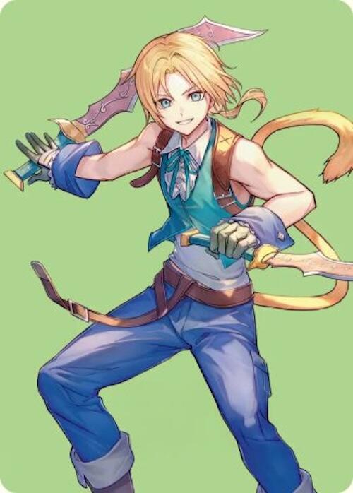Zidane, Tantalus Thief Art Card [FINAL FANTASY Art Series] | Cards and Coasters CA