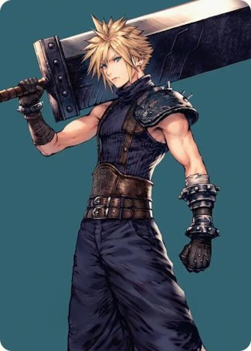 Cloud, Ex-SOLDIER Art Card [FINAL FANTASY Art Series] | Cards and Coasters CA