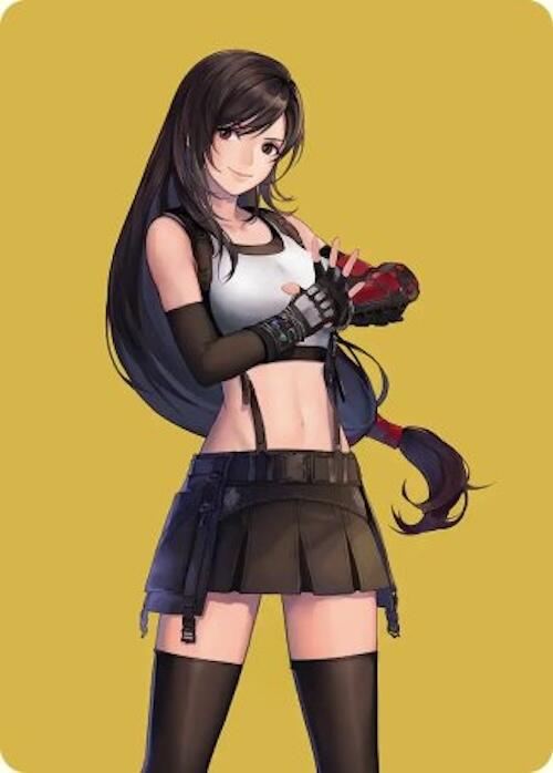 Tifa, Martial Artist Art Card [FINAL FANTASY Art Series] | Cards and Coasters CA