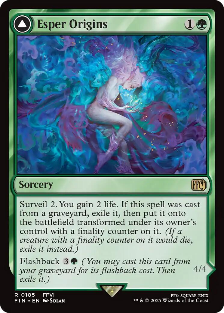 Esper Origins // Summon: Esper Maduin [FINAL FANTASY] | Cards and Coasters CA