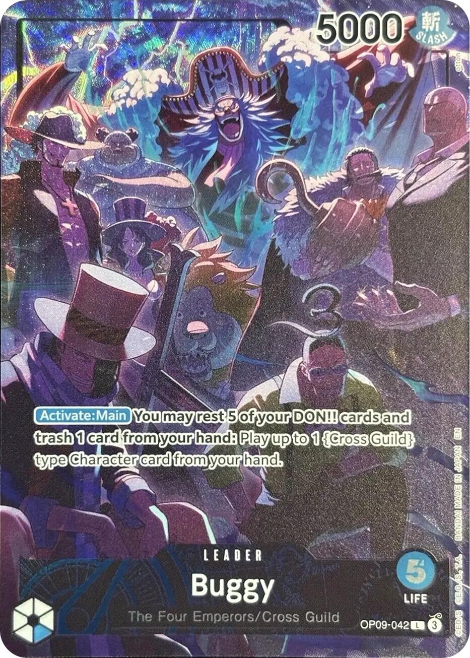 Buggy (English Version 2nd Anniversary Set) [One Piece Promotion Cards] | Cards and Coasters CA